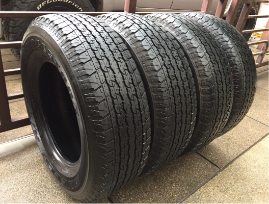 ยาง Bridgestone 245 70 16 ปี16 ดอกเต็ม เนื้อนิ่ม ไม่มีปะ ราคาไม่แพง