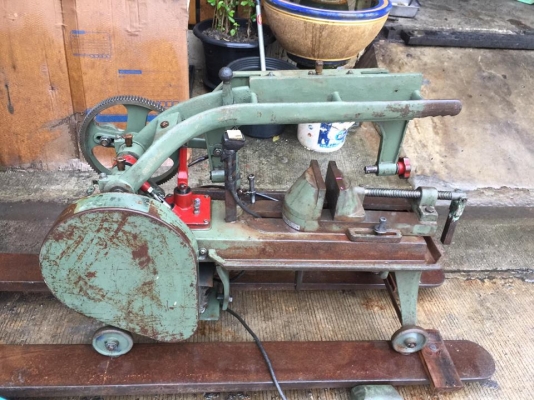 ขาย แท่นเลื่อยตัดเหล็ก HERO 14นิ้ว รุ่นใหม่รางน้ำปั๊มน้ำ ไฟบ้าน220