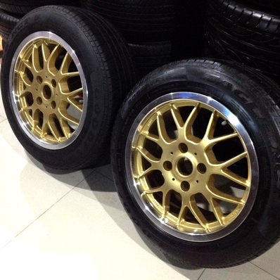 ลาย BBS 4รู114 ยาง ปี14 GOODYEAR 205-55-16 ET38 กว้าง 7ครึ่ง ราคา 2 วง ตจวส่งได้ครับ