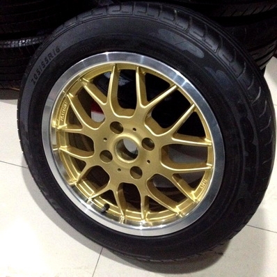 16 นิ้ว ลาย BBS 4รู114 ยาง Dunlop 205-55-16 ET38 กว้าง 7ครึ่ง ตจวส่งได้ครับ -กดเข้า www.phongcar2481