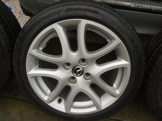 แม็กเดิมมาสด้าขอบ 16 ใส่รถ 4 รู 100 ได้หลายรุ่น พร้อมยางดันลอป แม็กเดิมมาสด้าขอบ 16 ใส่รถ 4 รู 100 ได้หลายรุ่น พร้อมยางดันลอป