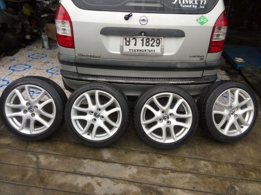 แม็กเดิมมาสด้าขอบ 16 ใส่รถ 4 รู 100 ได้หลายรุ่น พร้อมยางดันลอป