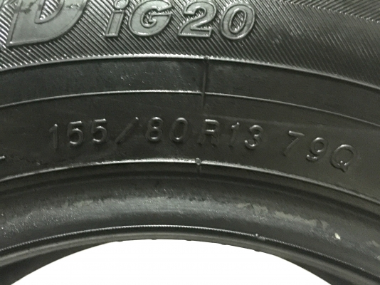 ขายยาง YOKOHAMA ice GUARD iG20 155/80R13 ผลิตปี 07 ขายยาง YOKOHAMA ice GUARD iG20 155/80R13 ผลิตปี 07