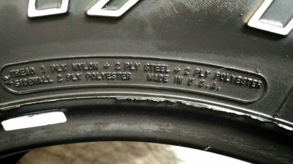 ยาง Cooper 245 x 75 x 16 AT USA