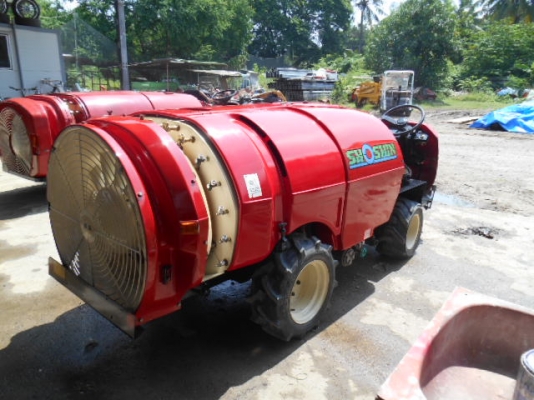 รถพ่นยา SHOSHIN 500 ลิตร พวงมาลัยพาวเวอร์ 4W พร้อมใช้งาน