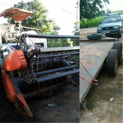 ขายรถเกี่ยวข้าว DC70รุ่นรองกระสอบ ทำงานพันสามร้อย ชม. ช่วงล่างเต็มสภาพเดิมสวย ออกป้ายแดงเจ้าของขับเอง เช็คใหม่พร้อมลงเกี่ยว