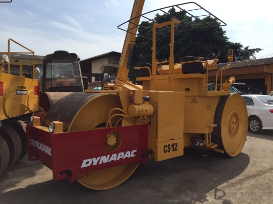 ขายด่วนรถบด3ล้อเหล็กขนาด12.5ตัน DYNAPAC CS12 เก่านอก พร้อมใช้งาน