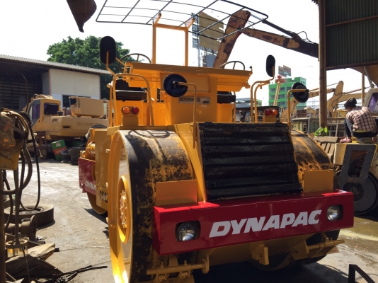 ขายด่วนรถบด3ล้อเหล็กขนาด12.5ตัน DYNAPAC CS12 เก่านอก พร้อมใช้งาน