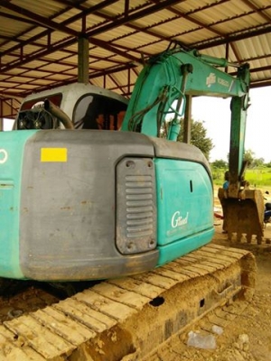 ขายรถขุดแบ็คโค kobelco sk115 ตูดกลม ระบบไฟฟ้าครบ ช่วงล่างดี เอกสารใบอินวอยซ์