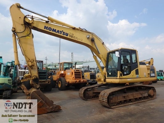 ขาย KOMATSU PC200-8 นำเข้าญี่ปุ่น ขายไม่แพงครับ BY NDTT 061-419-4021 ไปป์ครับ