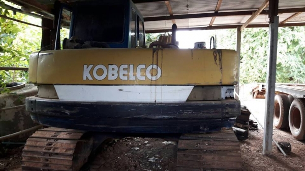 ขายรถขุดแบ็คโค 100มาร์คทรี พร้อมเทรลเลอร์185ฝาส้ม 6BG1 ทะเบียนเต็ม ช่วงล่างFUSO เบรคลม พร้อมใช้งาน เอกสารครบทั้งคู่