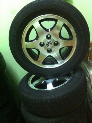 ขายแม็กฮอนด้าขอบ 14 พร้อมยาง 3000