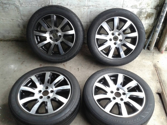 ขอบ17นิ้ว5รู114 พร้อมยาง ชุดนี้ ราคา 6900 บาท