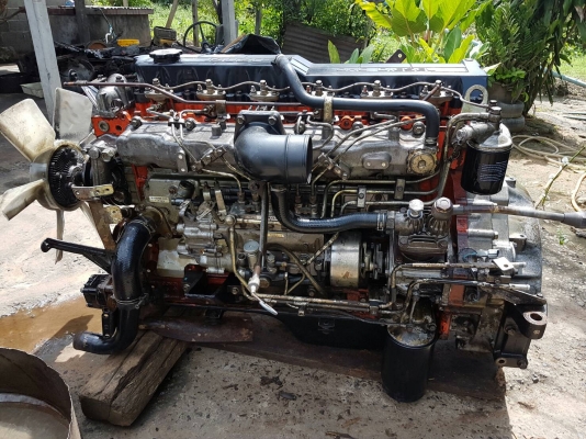 เครื่อง6H1 195แรงปั้มลม ปั้มเพาเวอรเครื่องสวยไอไม่ออก พร้อมไบคุ้มราคา80000