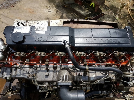 เครื่อง6H1 195แรงปั้มลม ปั้มเพาเวอรเครื่องสวยไอไม่ออก พร้อมไบคุ้มราคา80000