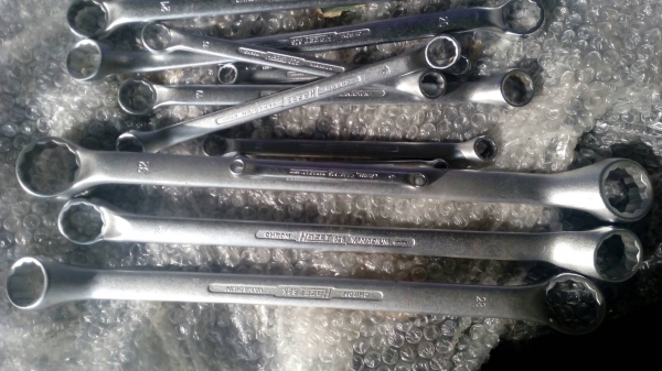 ขายประแจแหวนชุด12ตัวเยอรมัน6-32 HAZET Made in GERMANY.งานเก่า