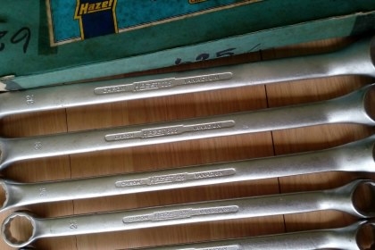 ขายประแจแหวนชุด12ตัวเยอรมัน6-32 HAZET Made in GERMANY.งานเก่า