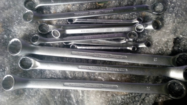 ขายประแจแหวนชุด12ตัวเยอรมัน6-32 HAZET Made in GERMANY.งานเก่า