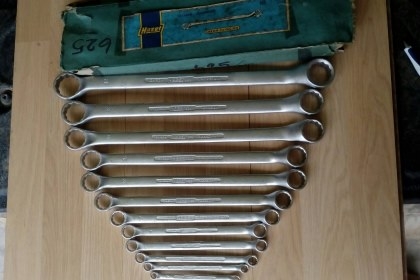 ขายประแจแหวนชุด12ตัวเยอรมัน6-32 HAZET Made in GERMANY.งานเก่า