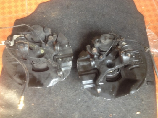 ดุมหน้า BMW E46 เก่าญี่ปุ่นเเท้สภาพสวยผ้าเบรคยังหนาอยู่