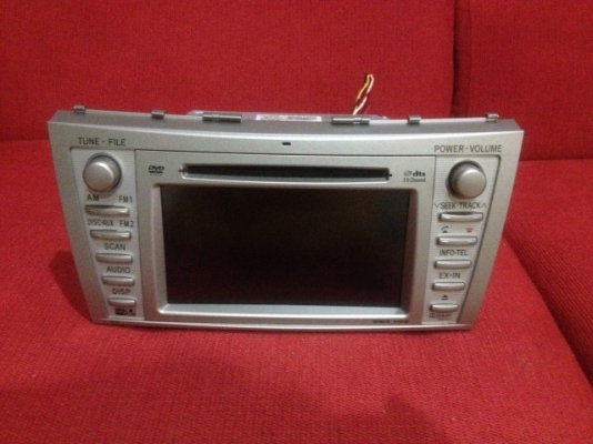 จอ DVD TOYOTA CAMRY 06 ถึง12 เครื่องศูนยเเท้สภาพสวยใช้งานปกติ