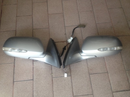 กระจกมองข้างไฟฟ้า ACCORD G7 ตัวนอกมีไฟเลี้ยวเก่าญี่ปุ่นเเท้สภาพสวยคู่ละ