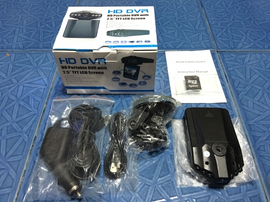 กล้องหน้ารถ HD DVR แถมแมม 8g