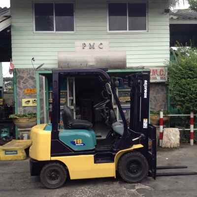 +++ ขายโฟล์คลิฟท์  KOMATSU FG15-16  ขนาด 1.5  ตัน  เครื่องยนต์เบนซิน แก๊ส  เสา  3  เมตร  เกียร์ออโตเมติค  ยางตัน