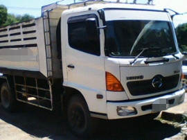 ขายรถ 6 ล้อดัมพ์ HINO MEGA 145 ปี 2552 รถวิ่งไป 50000 กิโลเมตร รถใช้บรรทุกปาล์มอย่างเดียว ราคา 1150000