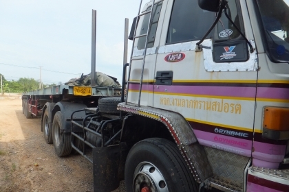 10ล้อหัวลากISUZU ROCK 240 พร้อมหางพื้นเรียบ2คาน10.50ม