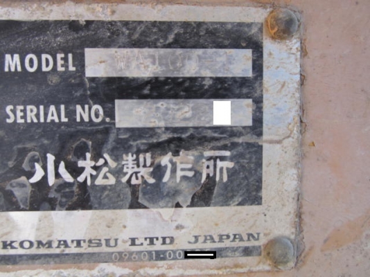 ถึงไทยแล้วครับ WA100-1 SN: 20000 UP นำเข้าจากญี่ปุ่น สภาพสวย นะครับนะ