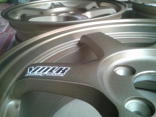 TE37ของใหม่ งานเบาๆครับ  ขอบ15"4รู100 กว้าง6.5"off40ขอบชา มีชุดเดียวครับ ( 8,700บ.)