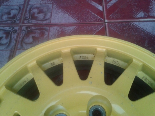 ล้อเดฟ15"5x114(ล้ออะไหล่เหลืองอลูมิเนียม,ใส่แด๊ก)จากญี่ปุ่น เอายางเพิ่ม700/เส้น (ขาซิ่ง ไม่มีใครไม่รู้จัก)