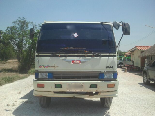 ขายรถบรรทุกสิบล้อดั๊มพ์ HINO 3H เครื่อง HO7D 195 แรง เครื่องเดิม เกียร์เดิม แอร์พร้อม ดั๊มพ์สามมิตร