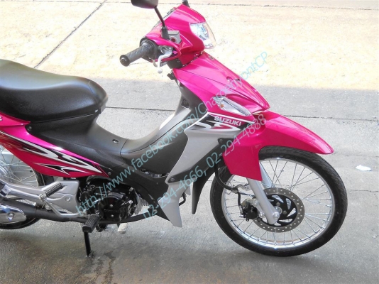 SUZUKI NEW SMASH ปี 2012 สีชมพูหายากรถสวยสภาพดีพร้อมใช้งาน