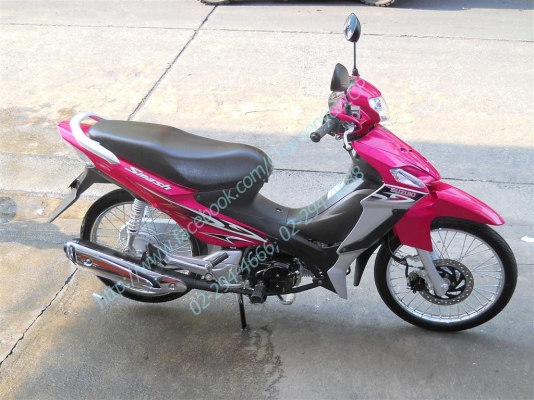 SUZUKI NEW SMASH ปี 2012 สีชมพูหายากรถสวยสภาพดีพร้อมใช้งาน