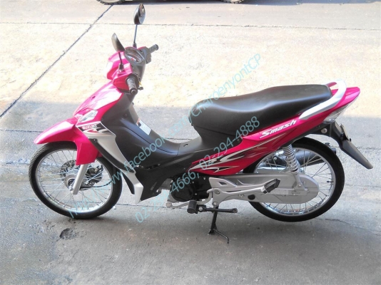 SUZUKI NEW SMASH ปี 2012 สีชมพูหายากรถสวยสภาพดีพร้อมใช้งาน