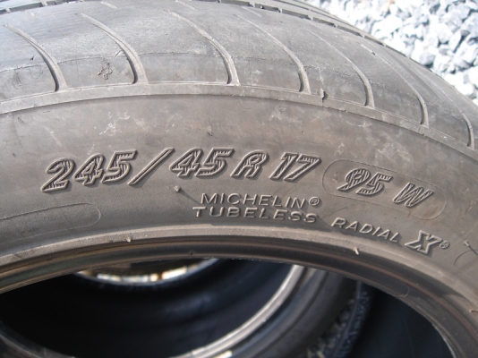 ขายยาง michelin 245/45r17 95w Tubeless radial X