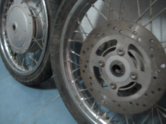 ขายล้อเดิมฟีโน่ หน้าหลัง พร้อมดุม ดิส ไม่คดไม่ดุ้ง พร้อมใช้