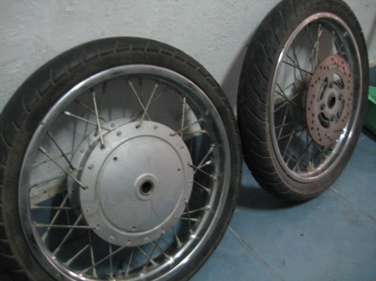 ขายล้อเดิมฟีโน่ หน้าหลัง พร้อมดุม ดิส ไม่คดไม่ดุ้ง พร้อมใช้