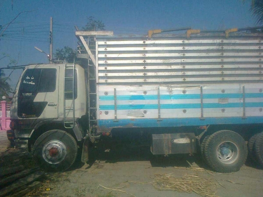 10ล้อดั้ม HINO FM-3M ปี38 ดั้มมิเนียมคอกเกษตร รถวิ่งอ้อยอยู่