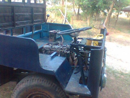 อีแต๋น เครื่อง อิซูซุ 75 แรง เพลาลอย บรรทุกโครงสร้างแข็งแรง