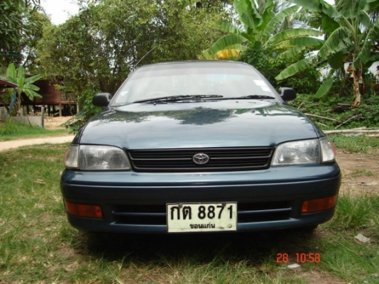 ขายรถโตโยต้า  โคโรน่า ท้ายโด่ง ปี 94 เครื่อง 1.6  ติดแก๊ส lpg