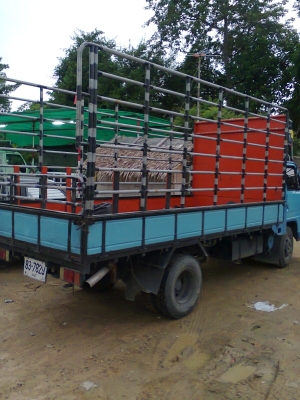 ขายรถบ้าน ISUZU NKR 110 แรง ยาว 4.50 เมตร กะบะคอก สวย ๆ พร้อมใช้