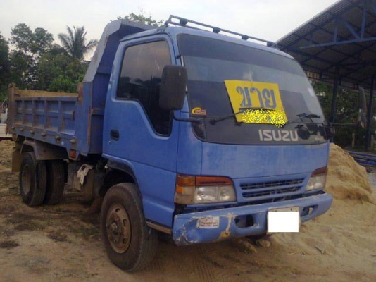 ISUZU NPR 66G 4HF1 ฝาขาว 120 แรงม้า ดัมพ์