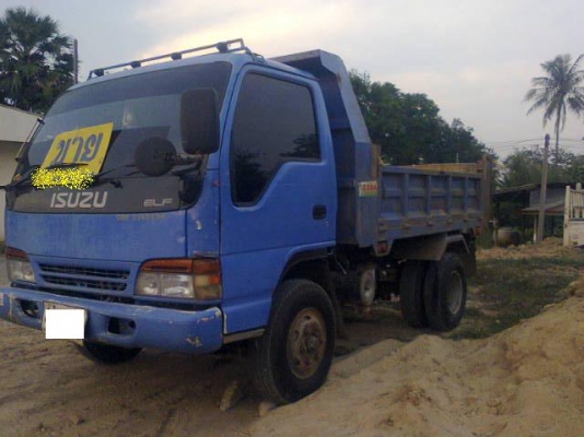 ISUZU NPR 66G 4HF1 ฝาขาว 120 แรงม้า ดัมพ์