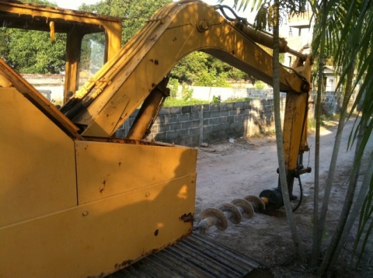 รถเจาะหลุม เสา 25x120 :ซม