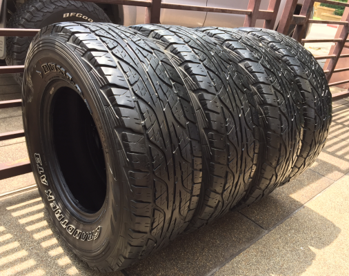 ยาง All DUNLOP AT3 265 70 16 ปลายปี14 ดอกเต็ม ไม่มีปะ ราคาไม่แพง
