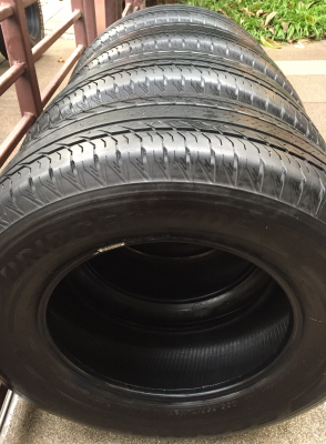 ยาง Bridgestone 265 65 17 ปี15 ดอกเต็ม เนื้อนิ่ม ราคาไม่แพง