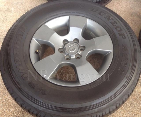 ล้อ นาวาร่า รมดำ แท้ พร้อมยางปี 12